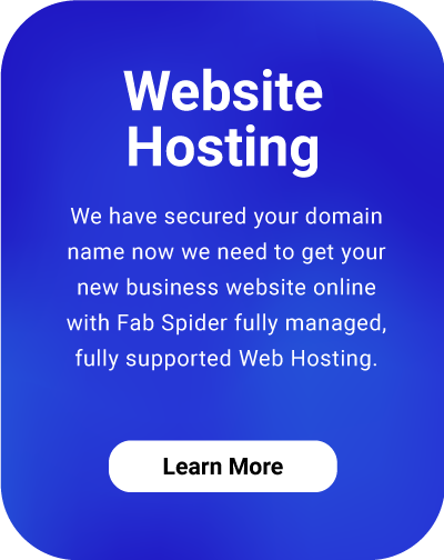Fab Spider Halifax Web Design Agency Providing Business Websites, Domain Names and Web Hosting
