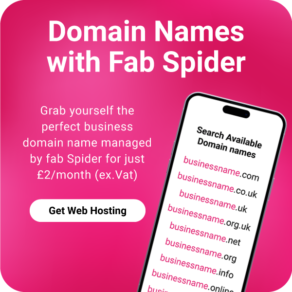 Fab Spider Halifax Buisness Domain Name